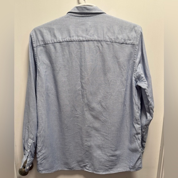 Gently Used Johnston & Murphy Button Down Collared Shirt Mens Size L - Picture 4 of 5